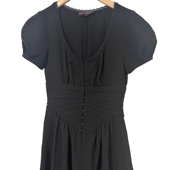 Betsy Johnson Collection Black Rockabilly Dress size 0 - Picture 2 of 8